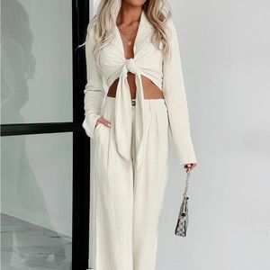 NWT NanaMacs Oat Pant Set